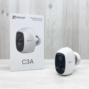 Изображение товара -  IP wifi камера видеонаблюдения Smart Camera CS-C3A (B0-1C2WPMFBR) 2МП Wi-Fi EZVIZ с аккумулятором