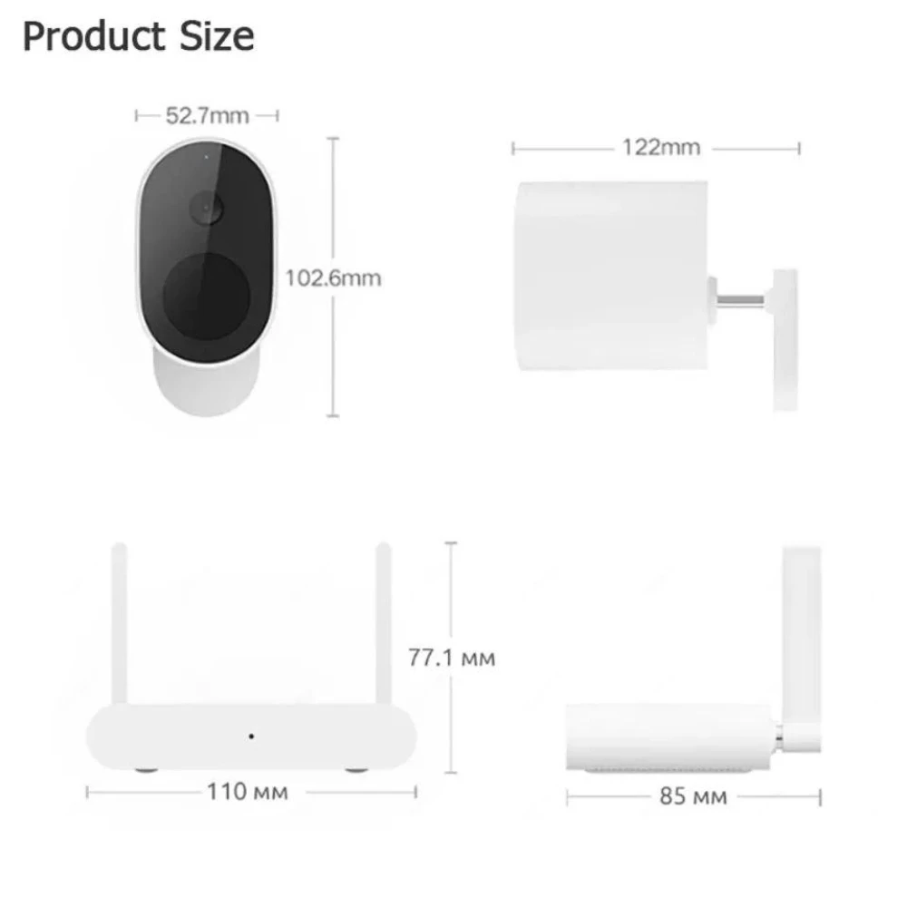 IP-камера Xiaomi Mi Wireless Outdoor Security Camera 1080p (BHR4433GL, MWC14)