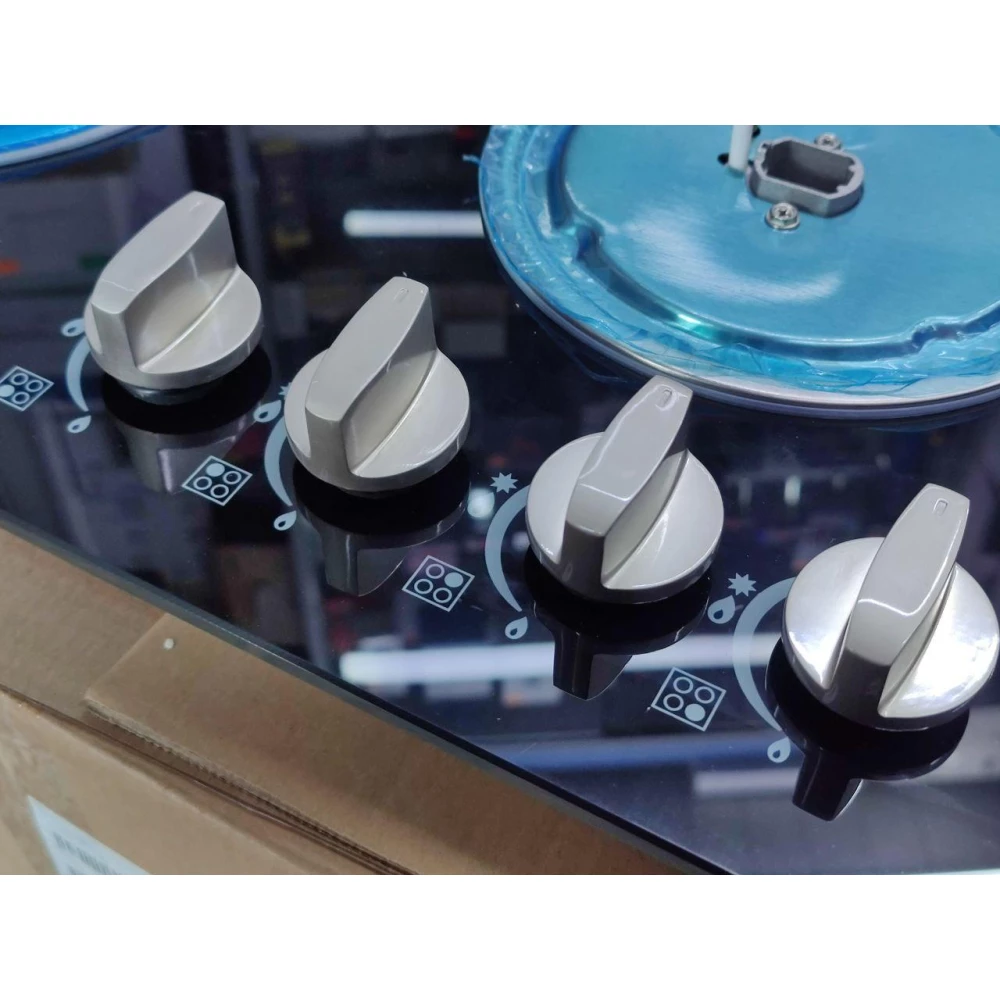 Безрамочная поверхность на кухню, стеклокерамика Газовая плита с турбоконфоркой