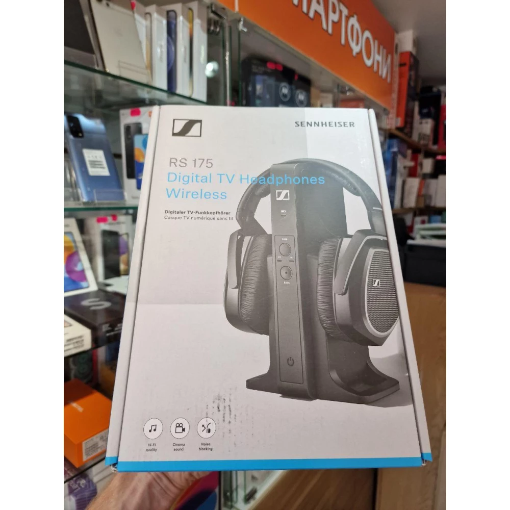 Беспроводные Накладные наушники Sennheiser RS 175 Black