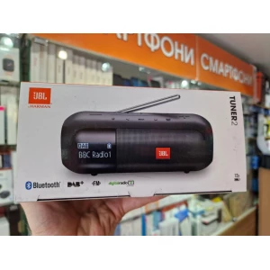 Изображение товара - Портативная колонка акустика радио JBL Tuner 2 Black (JBLTUNER2BLK)