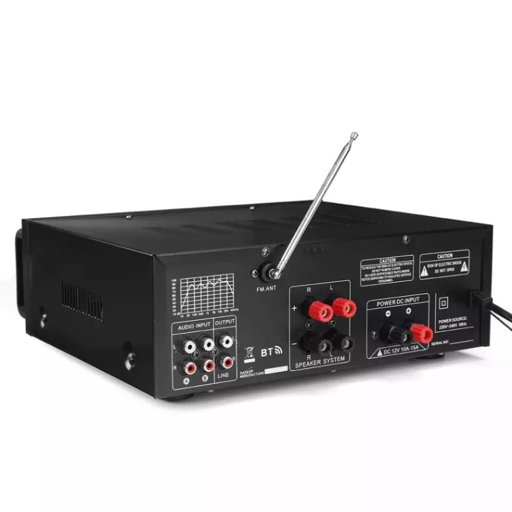 Bluetooth підсилювач для колонок Sunbuck AV-MP326BT 800вт 4ом