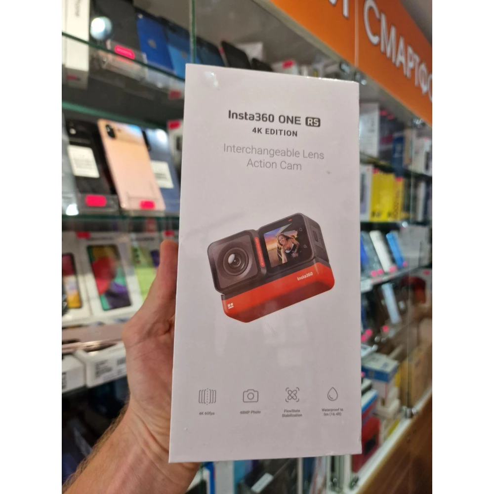 Экшн-камера Insta360 ONE RS 4K Edition (CINRSGP/E)