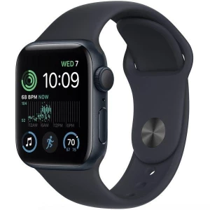 Изображение товара -  Apple Watch SE 2 44mm Midnight Aluminum Case with Midnight Sport Band (MNK03)