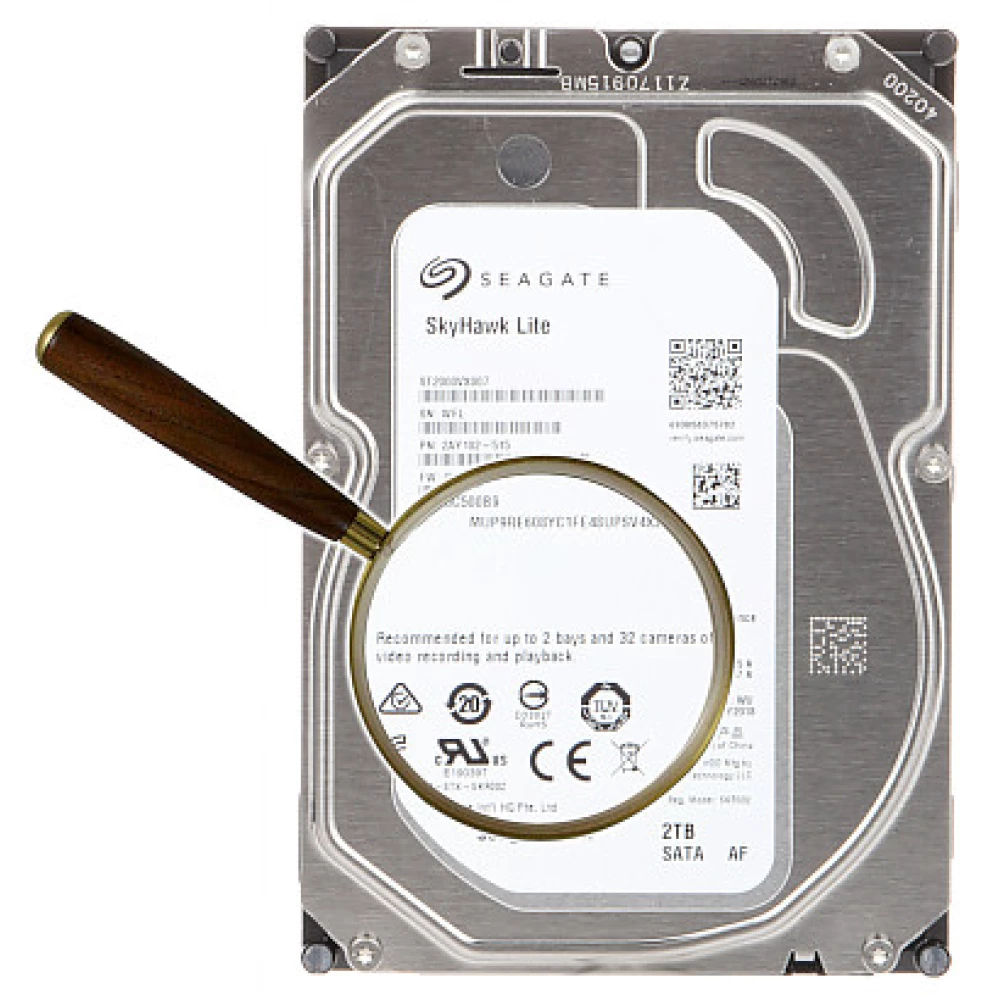 Внутренний диск винчестер Seagate SkyHawk Lite 2TB ST2000VX007 для систем видеонаблюдения, серверный