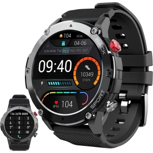 Изображение товара -  Смарт-часы BOZLUN с функцией телефона, 1.43“ AMOLED, 5ATM, водонепроницаемый