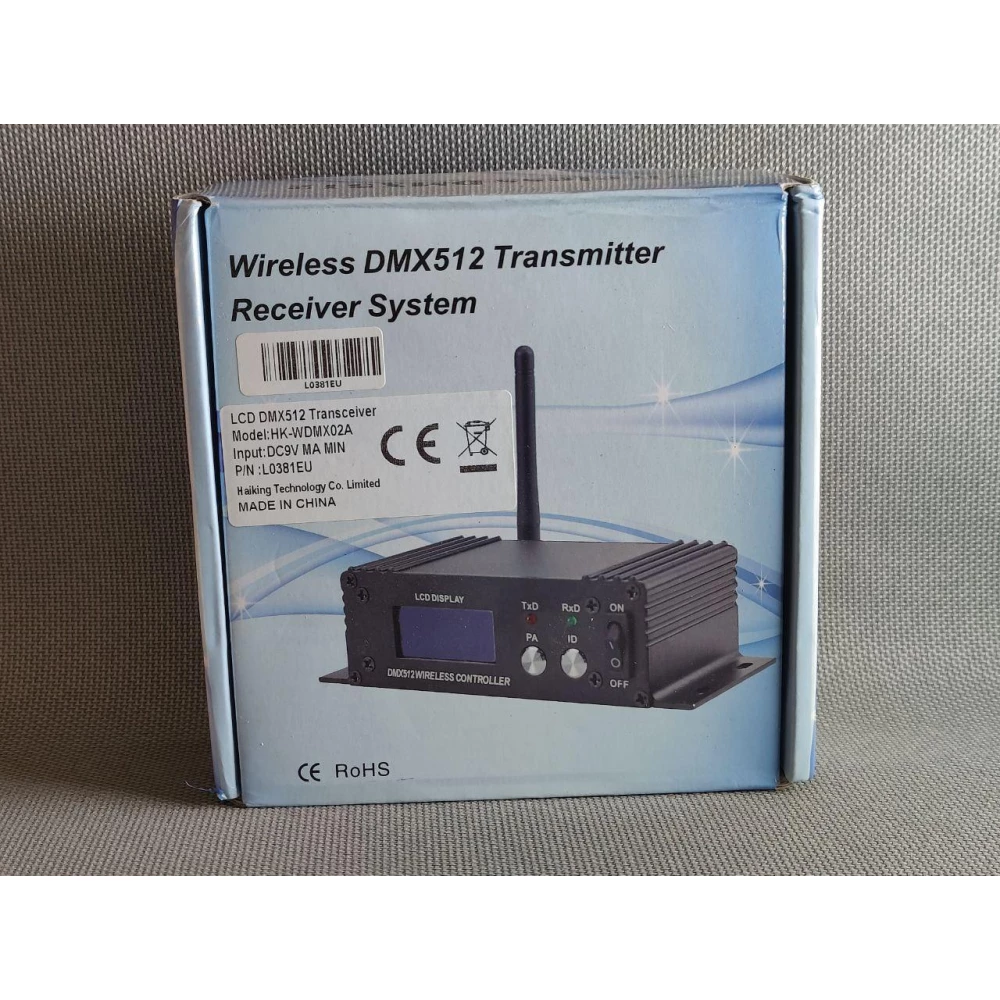 Беспроводной контроллер ALIEN 2,4G, DMX 512, приемник, передатчик, ЖК-дисплей, регулировка мощности для диско