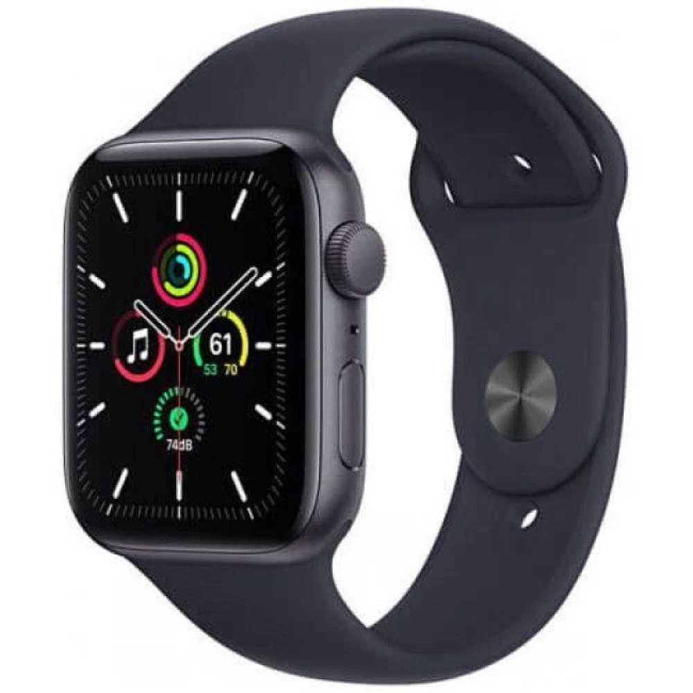 Apple Watch SE GPS 44mm Space Gray Aluminum Case with Midnight Sport Band (MKQ63) БУ