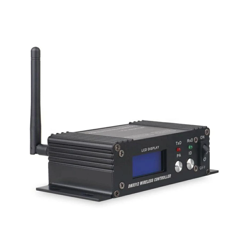 Беспроводной контроллер ALIEN 2,4G, DMX 512, приемник, передатчик, ЖК-дисплей, регулировка мощности для диско