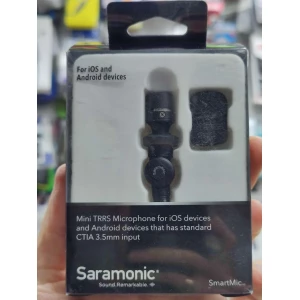 Изображение товара -  Микрофон Saramonic SmartMic для iPhone, iPad, iPod Touch и Mac (SmartMic)
