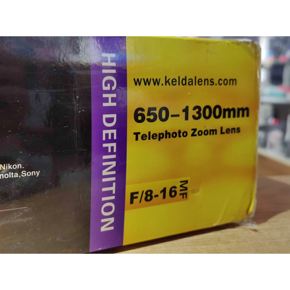 Объектив Kelda 650-1300 mm f8.0-16 Ultra  Lens with T-mount адаптер под Canon