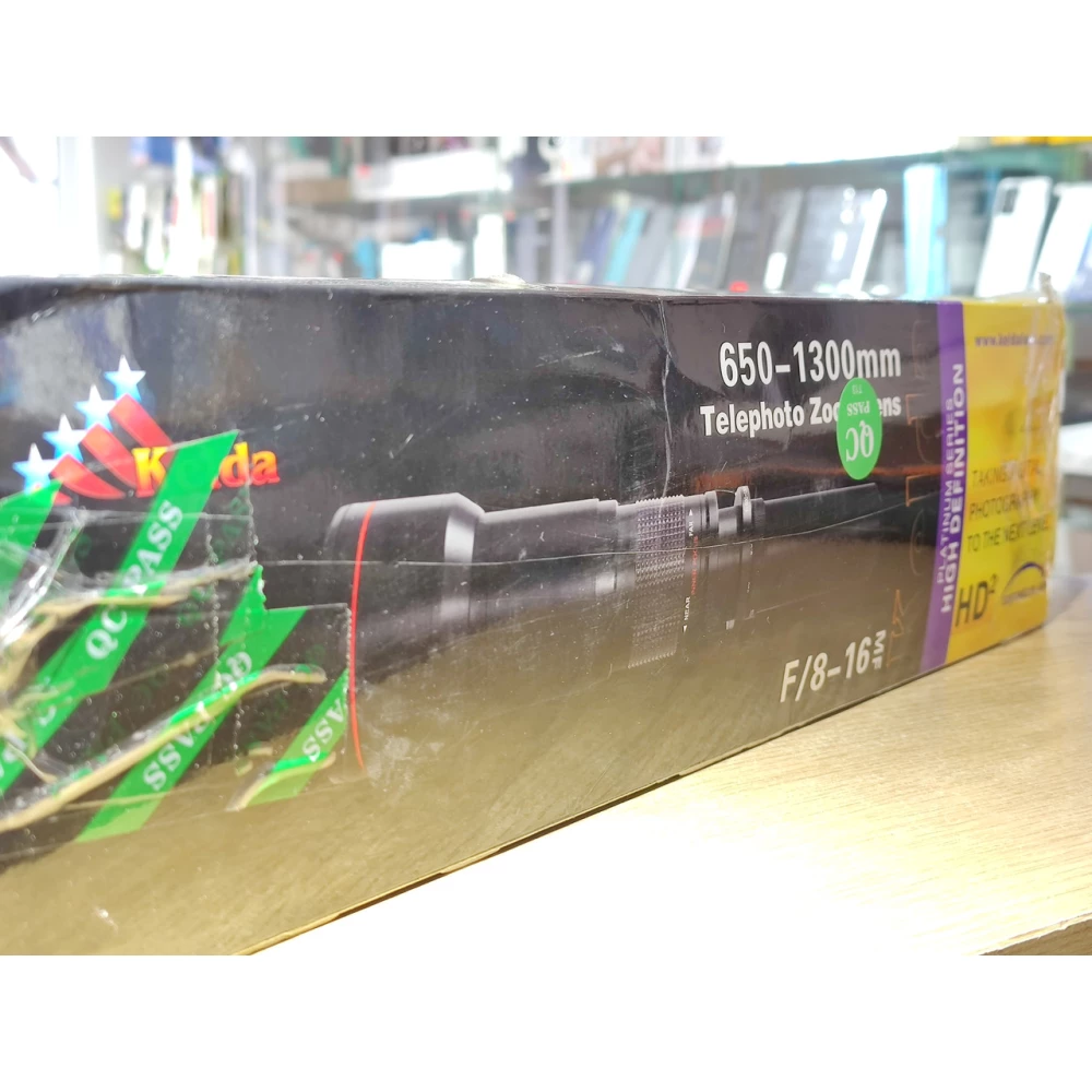 Объектив Kelda 650-1300 mm f8.0-16 Ultra  Lens with T-mount адаптер под Canon