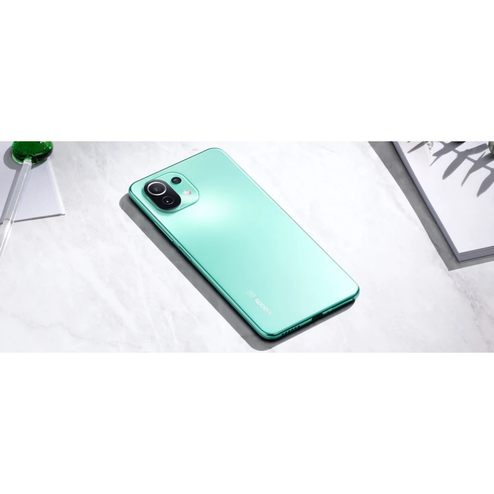 Смартфон Xiaomi MI 11 Lite 5G NE 8/128GB 5G NFC Mint Green Global version + защитное стекло