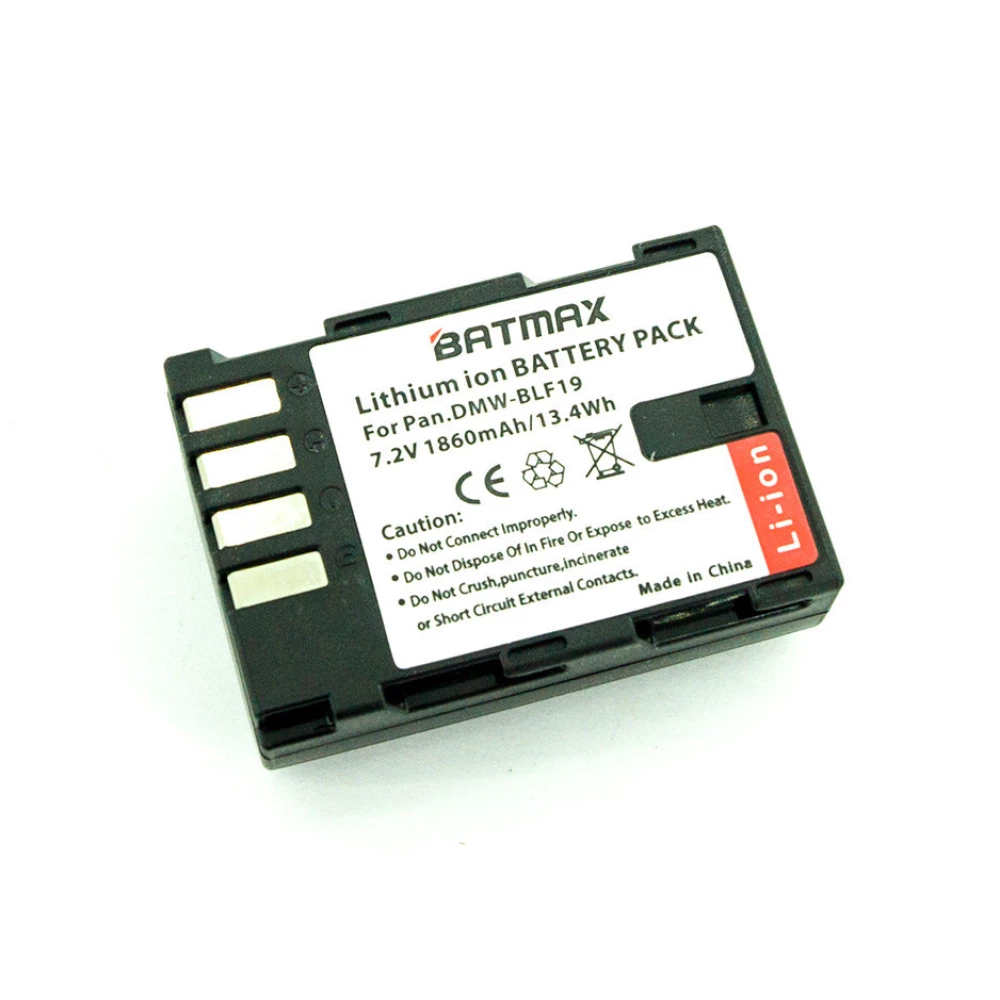 Акумулятор батарея Batmax DMW-BLF19 1860 mA для Panasonic DC-GH5 DMC-GH3 DMC-GH3K DMC-GH4 DMC-GH4K (Batmax DM