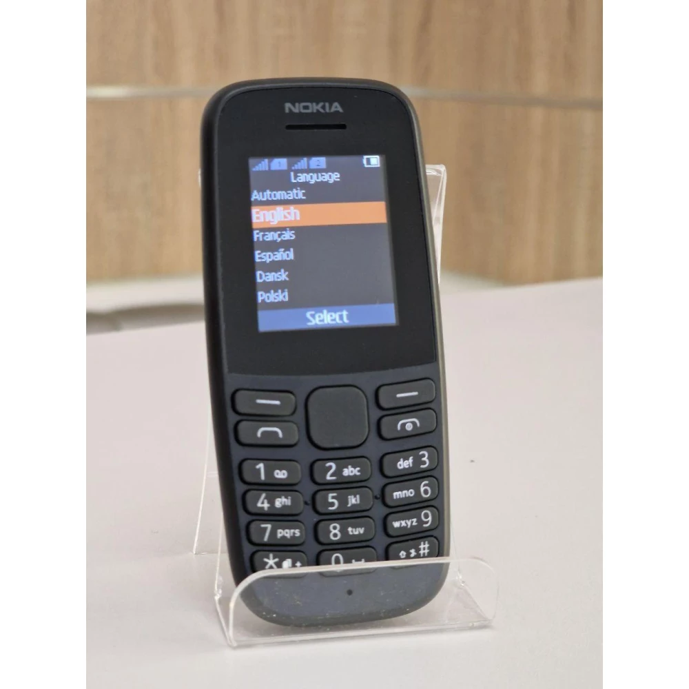 Только Английский, без руского Nokia 105 \TA-1174 Black English опис