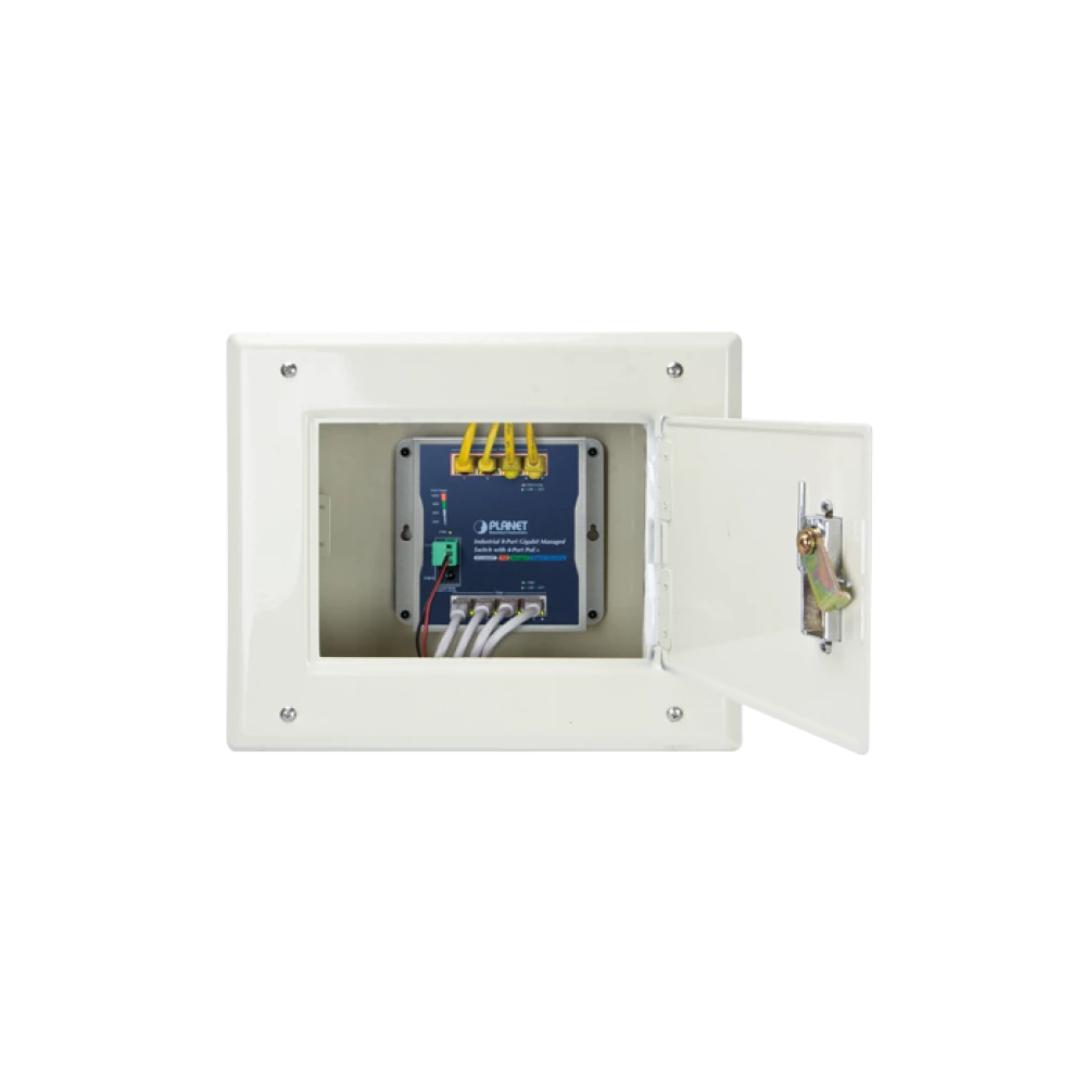 Коммутатор свитч промышленный L2 Gigabit Ethernet PoE IP30 Planet WGS-804HPT