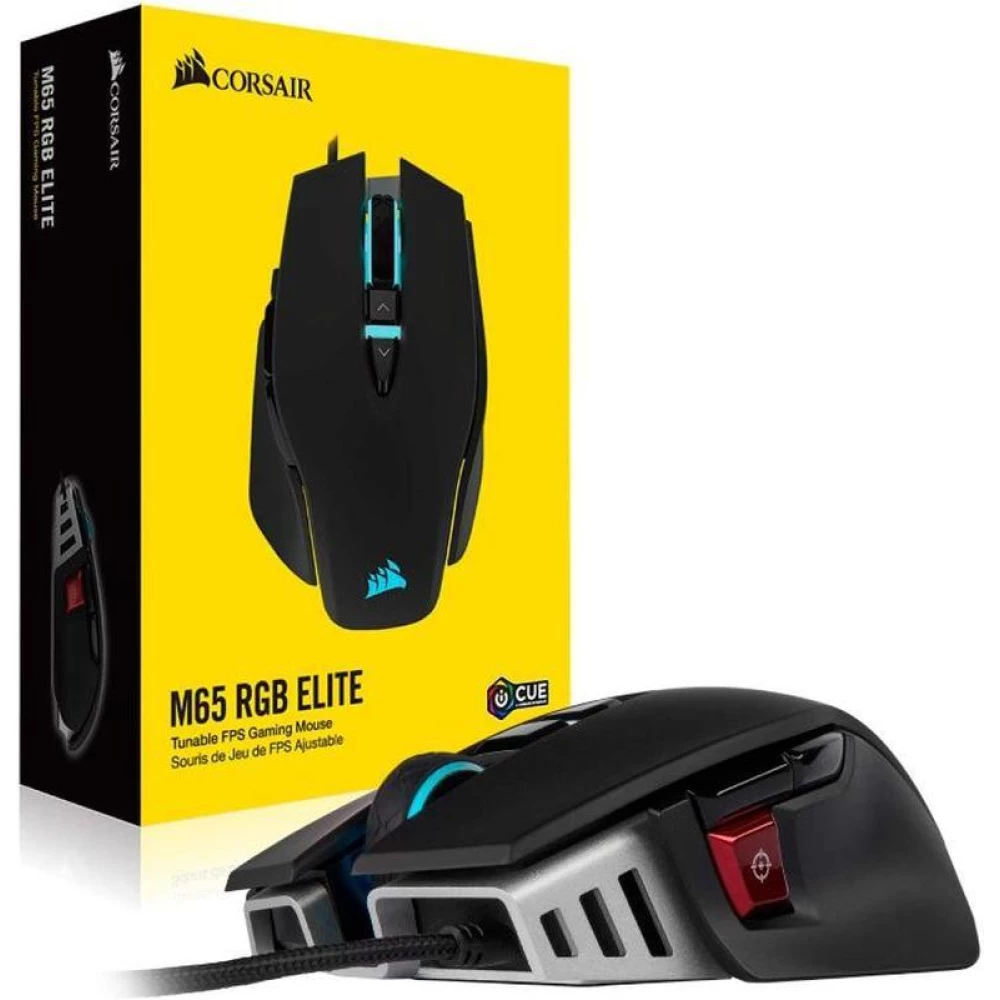 Мышь проводная CORSAIR M65 Elite RGB