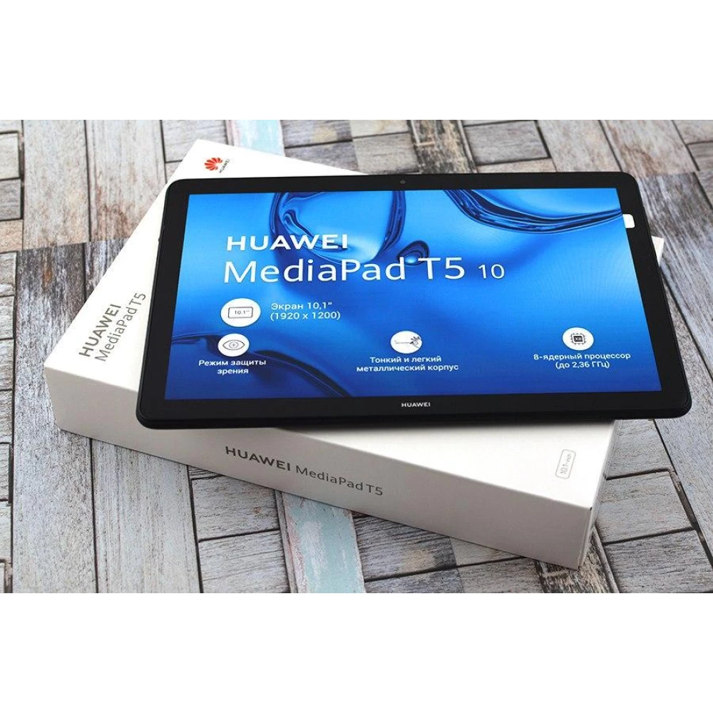 Планшет HUAWEI MediaPad T5 AGS2-L09 10 2/32GB LTE 1 sim Black 5100маг гарантия