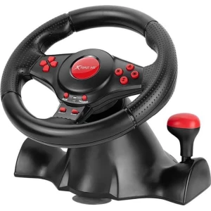 Изображение товара -  Игровой руль XTRIKE ME GP-903 Racing Wheel с системой виброотдачи и педалями газа и тормоза
