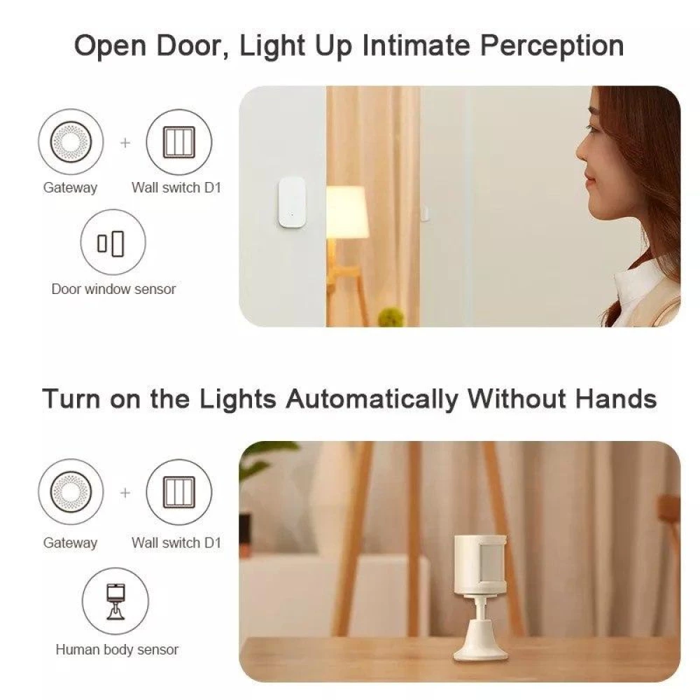 Умный выключатель без нулевой линии Xiaomi Aqara D1 Smart Wall Switch (тройной)(QBKG25LM)