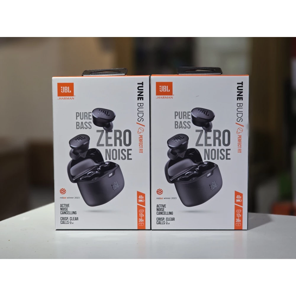 Наушники беспроводные JBL Tune Buds Perfect Fit Black (JBLTBUDSBLK)