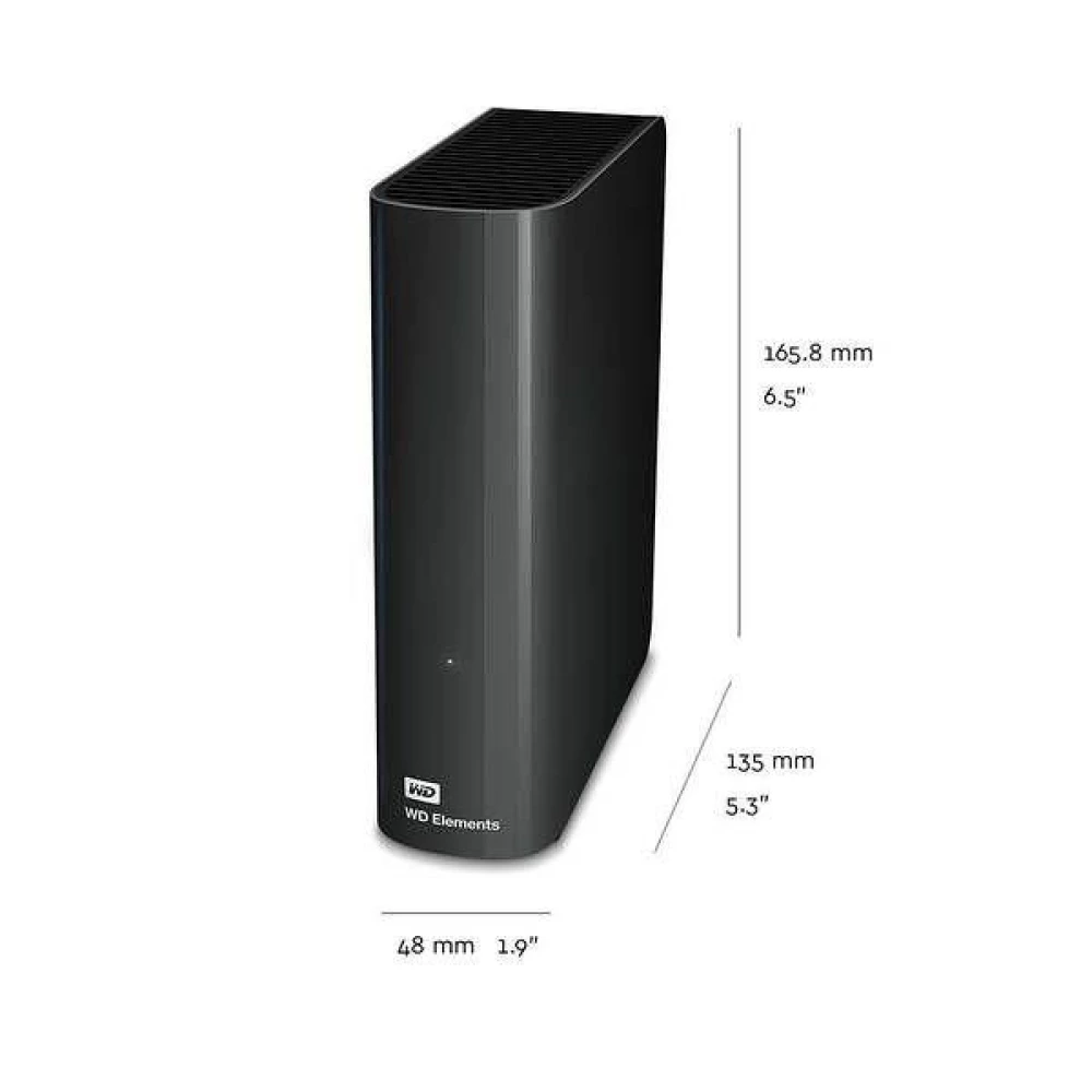 Портативный накопитель USB WD Elements Desktop 14 TB (WDBWLG0140HBK)