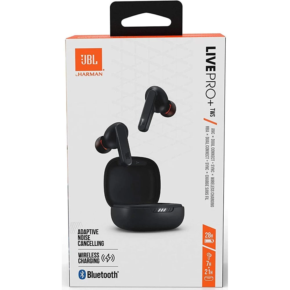 Беспроводная Гарнитура Bluetooth JBL Live Pro Plus Black