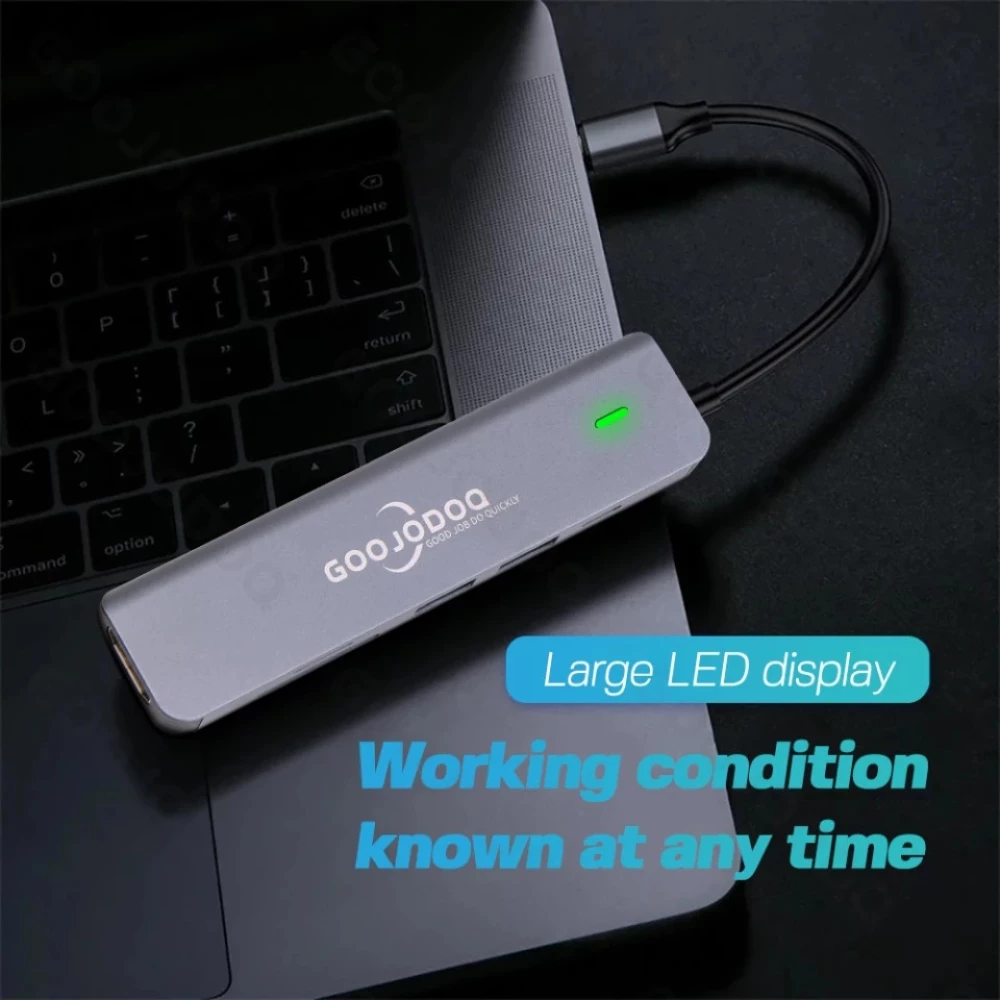 Usb хаб концентратор 6 в 1, USB C, USB 3,0 HDMI  MacBook Pro для Nintendo Switch USB-C, разветлитель