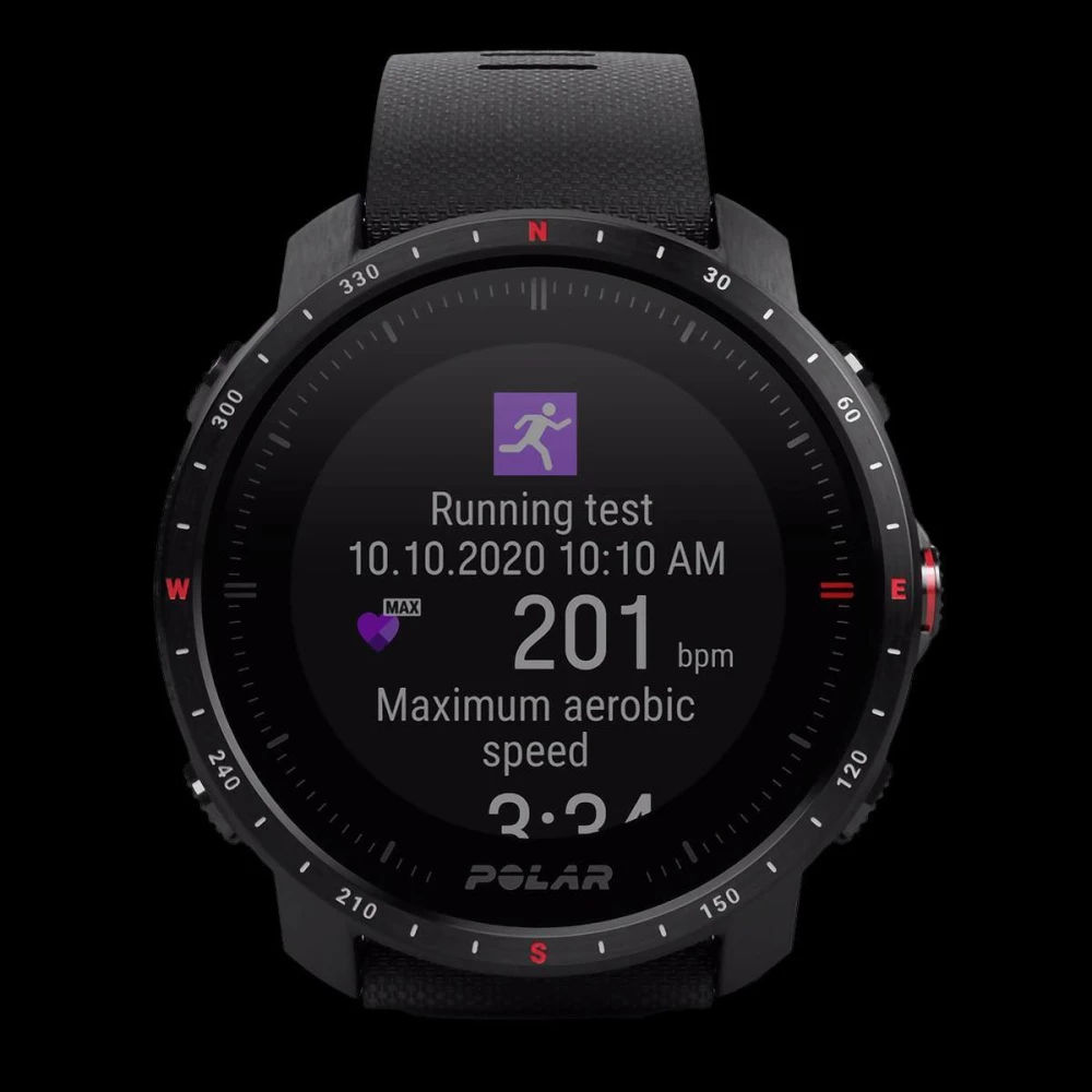 Спортивные часы Polar Grit X Pro Black. PL-90085773-M/L