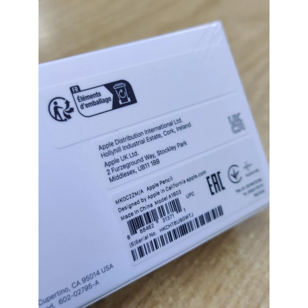 Стилус Apple Pencil 1 (MK0C2) for iPad Pro Open box