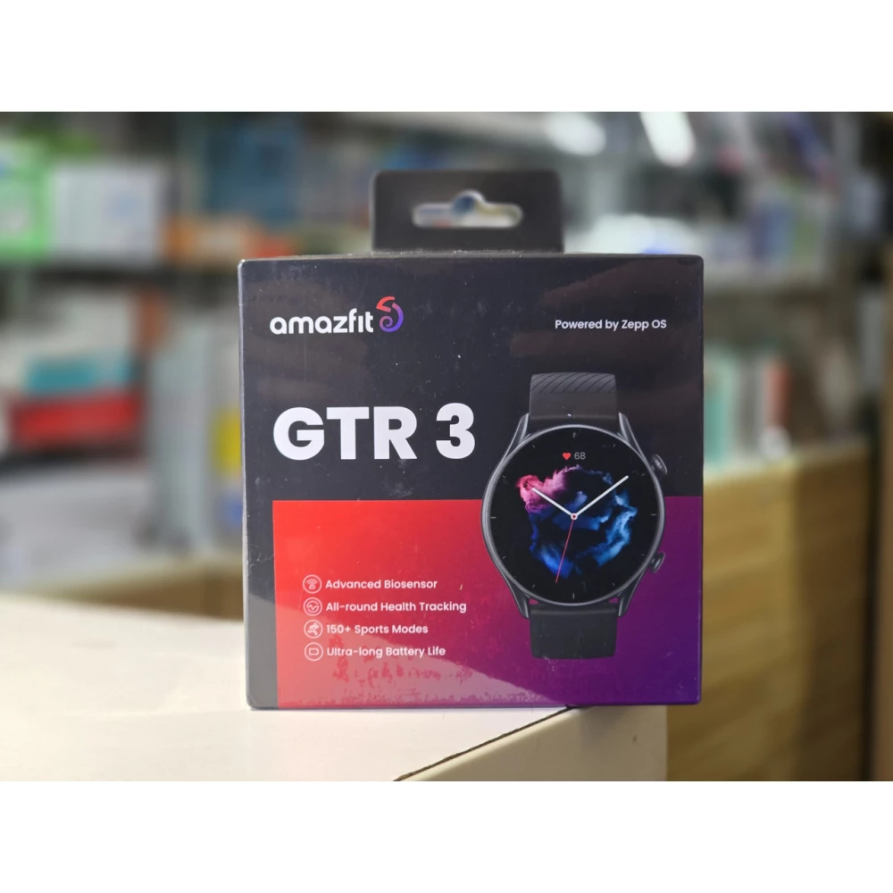 Умные Часы Xiaomi Amazfit GTR 3 New Black AMOLED A1971