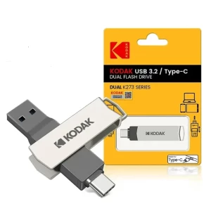 Изображение товара - Флешка USB 2в1 Kodak 128GB Type-C USB 3.2 для телефона и компьютера Silver