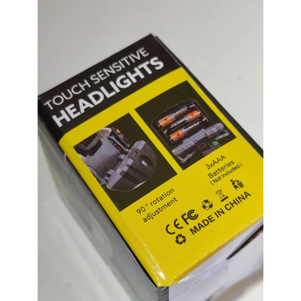 Сенсорный водонепроницаемый налобный фонарь - Speclux Helment Light xpg+gob +  ААА в подарок