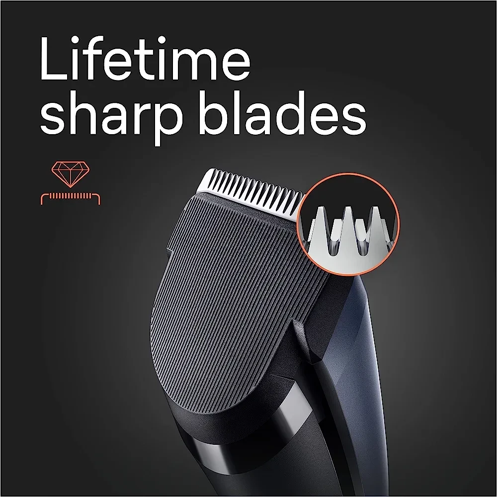 Профессиональная многофункциональная Машинка для стрижки та бороды Триммер Braun Hair Clipper Series 5 5350