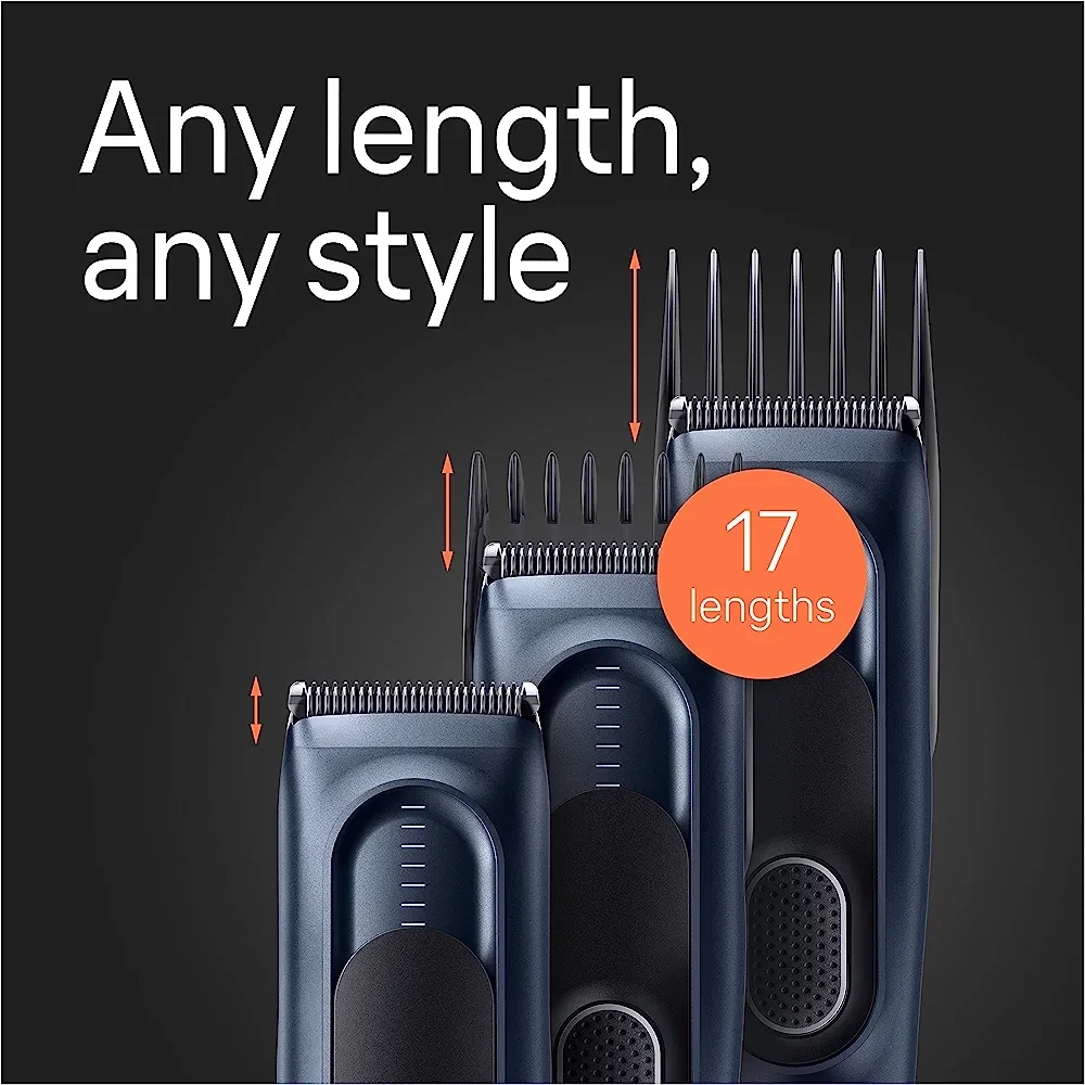 Профессиональная многофункциональная Машинка для стрижки та бороды Триммер Braun Hair Clipper Series 5 5350