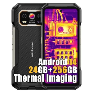 Изображение товара -  Защищенный смартфон Ulefone Armor 27T Pro (12+256GB) 10600 мАч Black с тепловизором