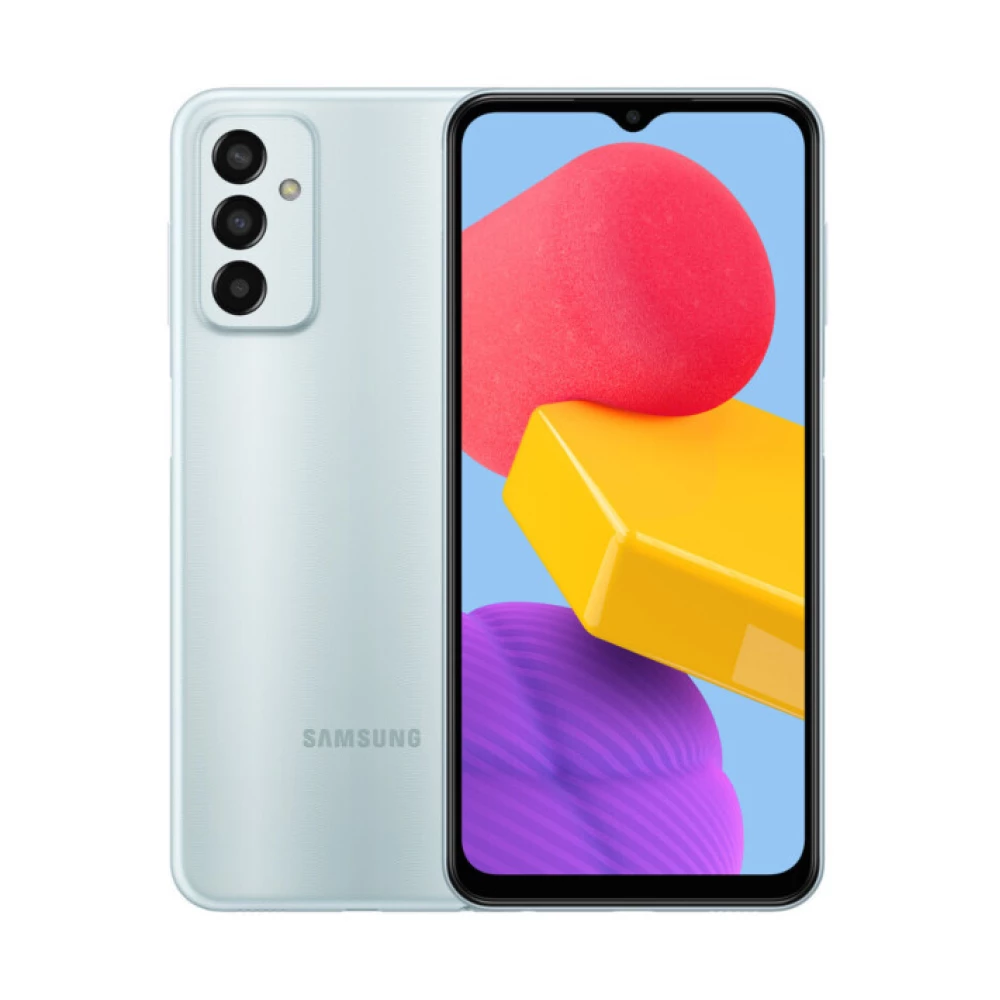 SAMSUNG Galaxy M13 4/64Gb Dual Sim Light Blue (SM-M135FLBDSEK) + защитное стекло