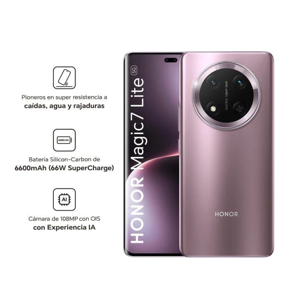 HONOR Magic7 Lite 5G 8/256GB Titanium Purple 120Hz EU
