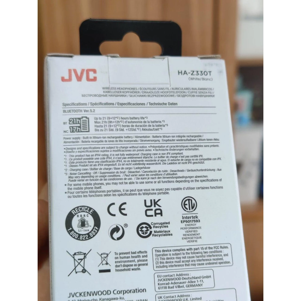 Навушники JVC HA-Z330T-B - True Wireless Earbuds