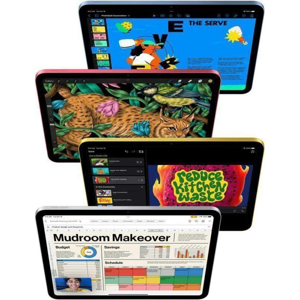 Планшет Apple iPad 10.9“ 2022 Wi-Fi 64GB Silver MPQ03