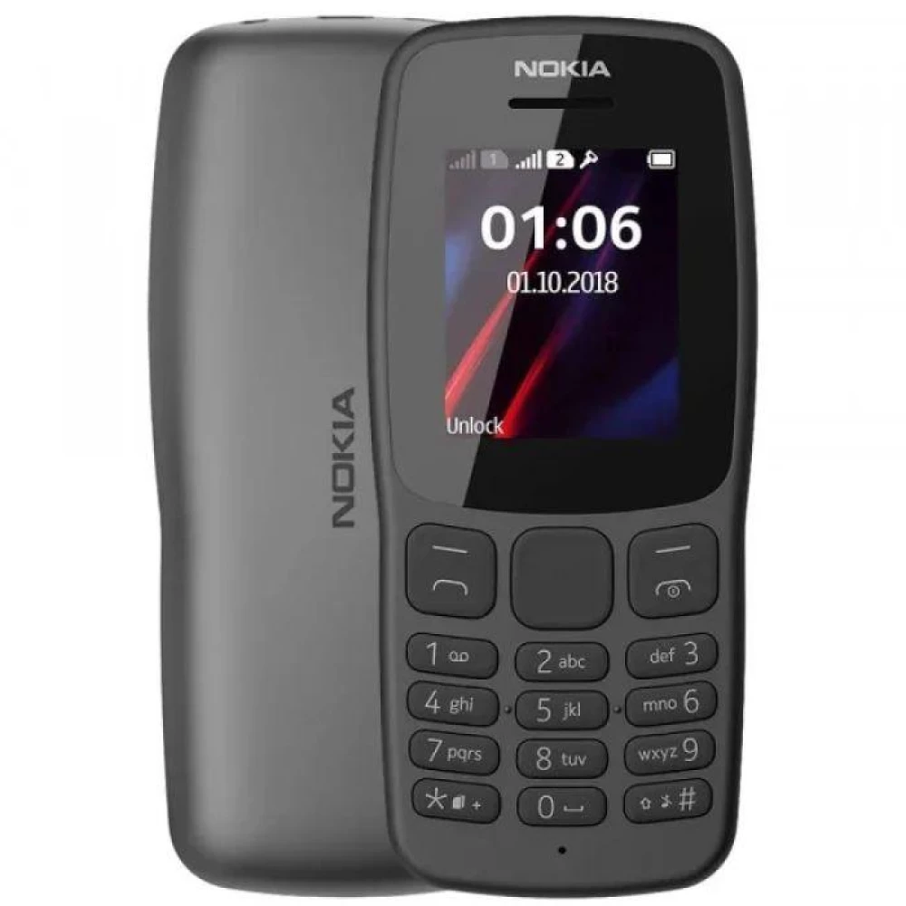 Nokia 106 TA-1114 (2018) DualSim 4G Black