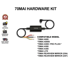 Зображення товара - Кабель режиму паркування miroUSB для встановлення відеореєстратора Xiaomi 70mai A800 A500 D08 D06 Midrive UP02