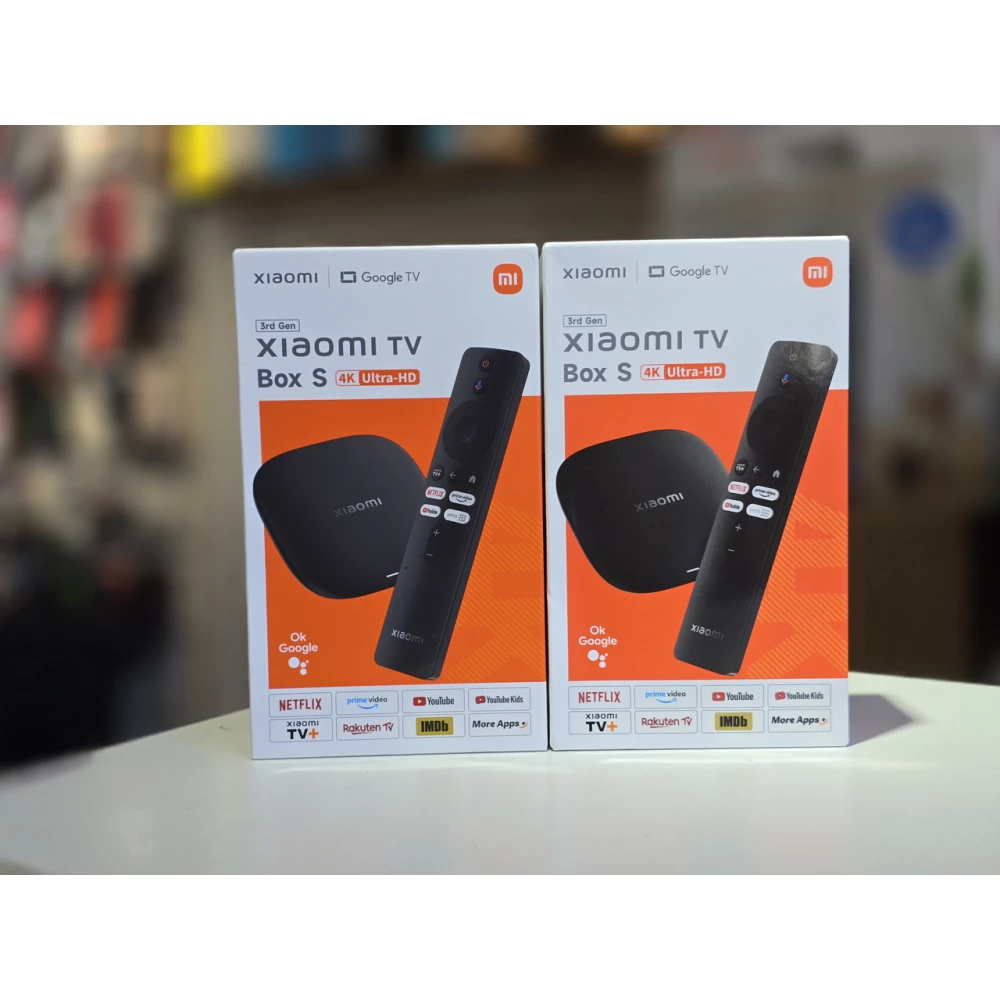 Смарт ТВ Приставка Xiaomi Mi Box S 4K 3rd Gen 2025 Global, NETFLIX, Google TV Международная версия