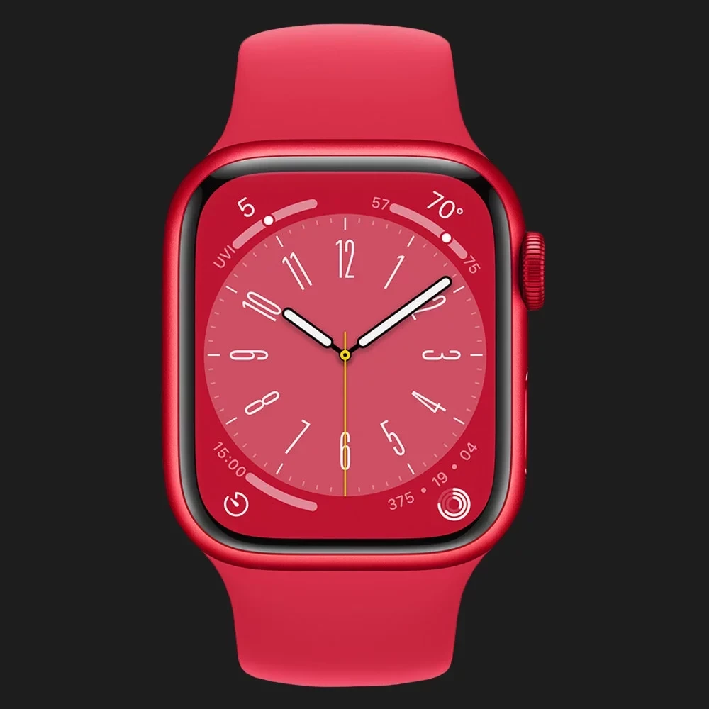 Apple Watch Series 8 GPS + LTE 45mm (PRODUCT)RED Aluminum w. (PRODUCT)RED Sport B. (MNKA3)
