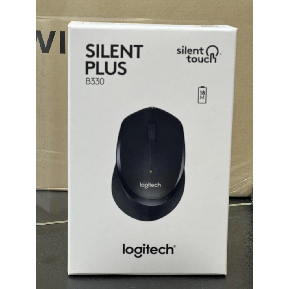 МИШКА LOGITECH B330 SILENT PLUS BLACK БЕЗДРОТОВА