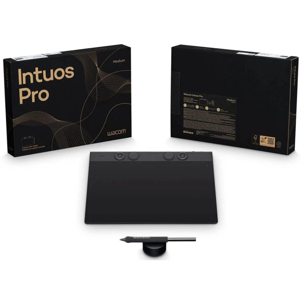 Графичный планшет Wacom Intuos Pro Medium (PTK670K0B) – 2025