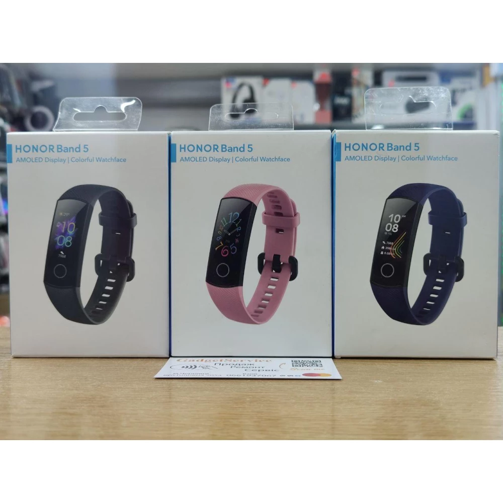 Фитнес браслет Honor Band 5 пульсоксиметр