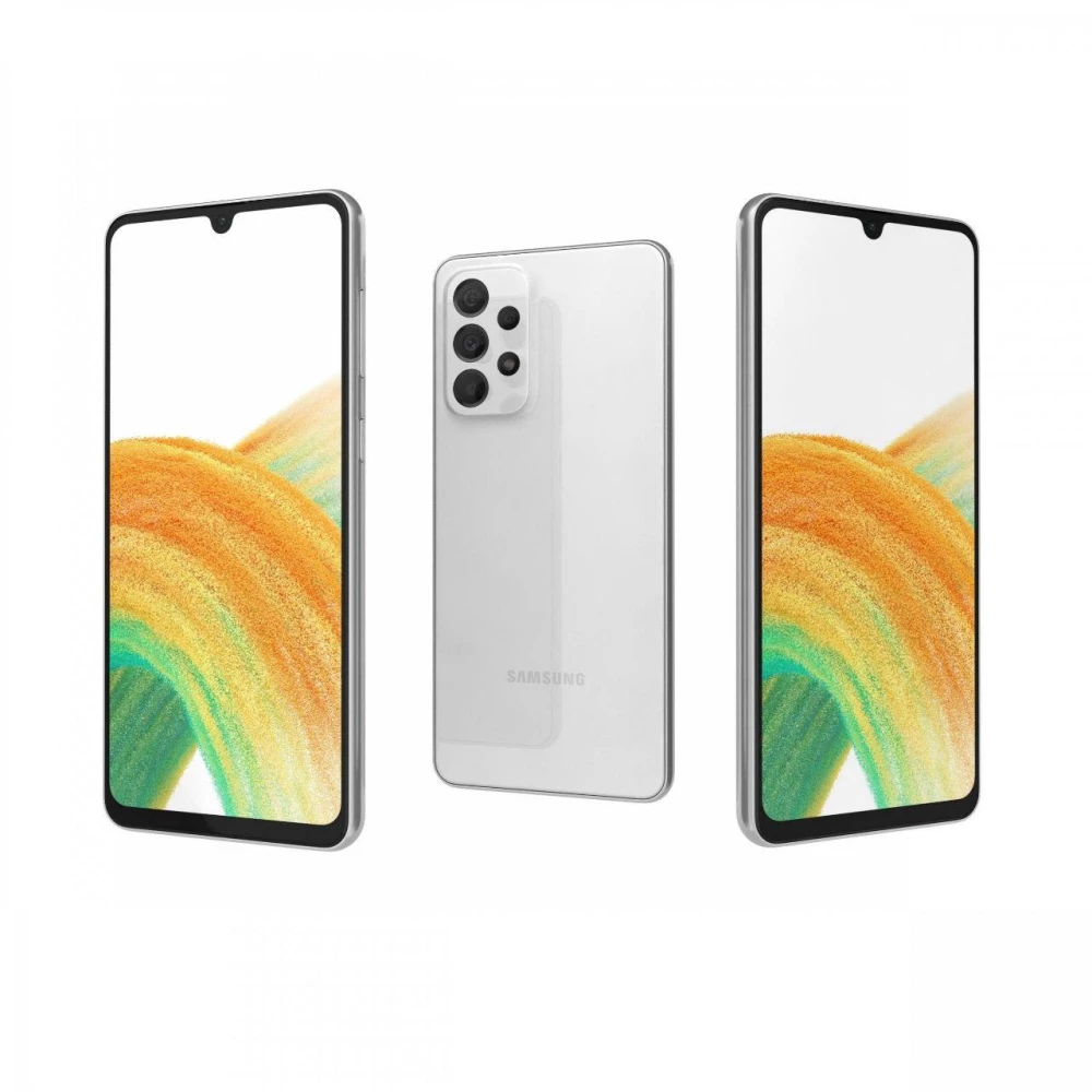 Смартфон Samsung Galaxy A33 5G 6/128GB White (SM-A336BZWGSEK) Гарантия + защитное стекло