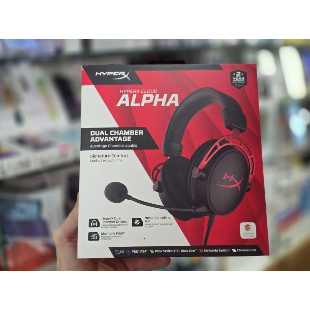 Компьютерная гарнитура HyperX Cloud Alpha (HX-HSCA-RD) Black [43249]