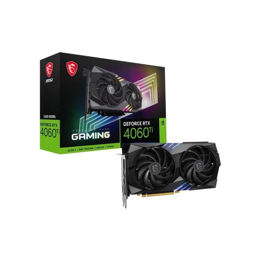 Видеокарта MSI GeForce RTX 4060 Ti 16GB GDDR6 GAMING X (912-V517-010)